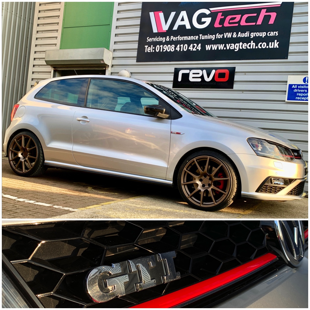 Polo GTi on 18″ Revo wheels